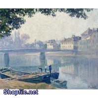 TSD3518 - Tranh sơn dâu hồ nước ấn tượng